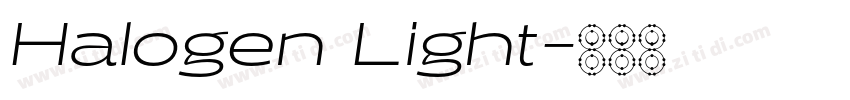 Halogen Light字体转换 Halogen Light字体转换